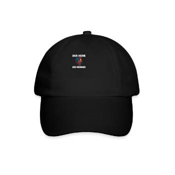 Der Herr der Hühner Hühnerwirt Landwirtschaft Outf - Baseballkappe - Schwarz/Schwarz - Vorne