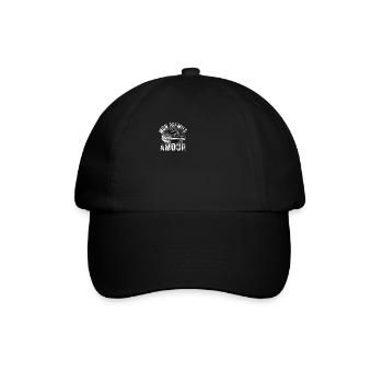 mon premier amour kayak - Casquette classique - noir/noir - Devant