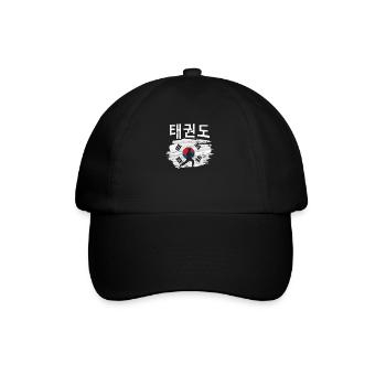 Tae Kwon Do Korean Pride Athlète Arts Martiaux - Casquette classique - noir/noir - Devant