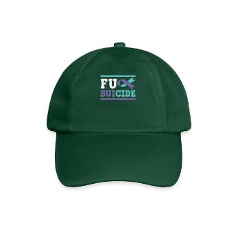 Sensibilisation à la prévention du suicide Santé mentale - Casquette classique - vert bouteille - Devant