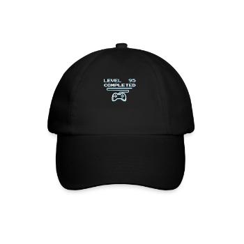 Player 95 - Baseballkappe - Schwarz/Schwarz - Vorne
