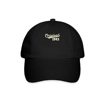 Original 1943 - Baseballkappe - Schwarz/Schwarz - Vorne