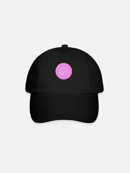 Avocado - Baseballkappe - Schwarz/Schwarz