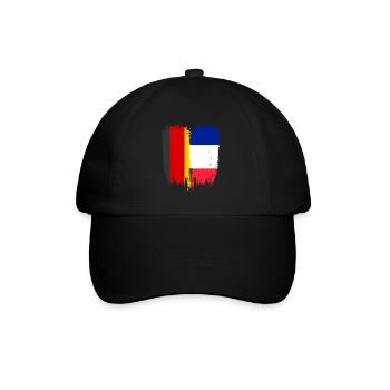 Germany Flag France - Baseball Cap - black/black - Front