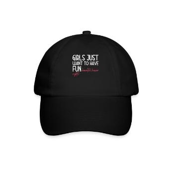 Girls Just Wanna Have Fundamental Rights - Casquette classique - noir/noir - Devant