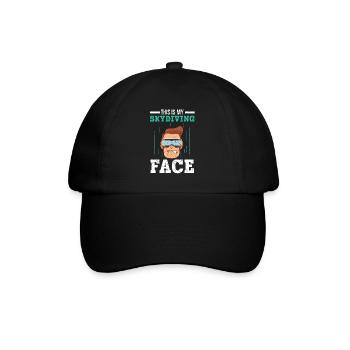 Mon visage de parachutisme Parachutisme Parachutiste - Casquette classique - noir/noir - Devant