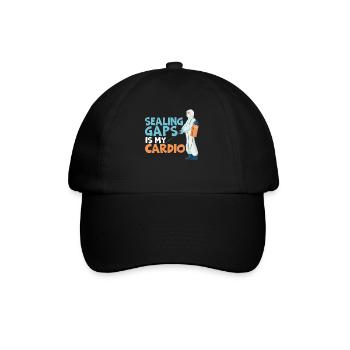 Sealing Gap Is My Cardio Exterminator Pest Control - Baseball Cap - black/black - Front