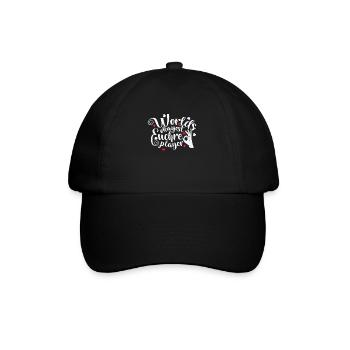 World's Okayest Euchre Player Card Game - Baseball Cap - black/black - Front