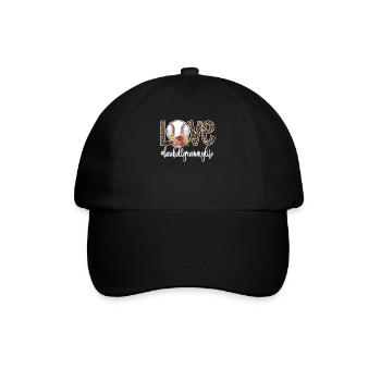 Grammy Oma Eines Baseballspieler Baseball Grammy - Baseballkappe - Schwarz/Schwarz - Vorne