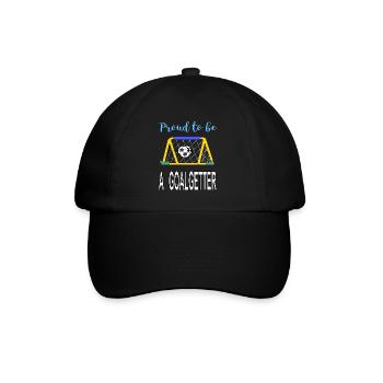 Je suis fier d’être un attaquant Idée cadeau Football - Casquette classique - noir/noir - Devant