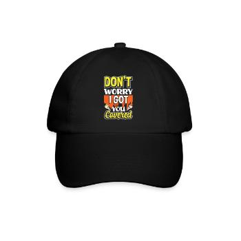 Peintre Peinture Je t’ai couvert - Casquette classique - noir/noir - Devant