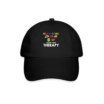 La peinture rupestre vaut mieux que la thérapie - Casquette classique - noir/noir - Devant