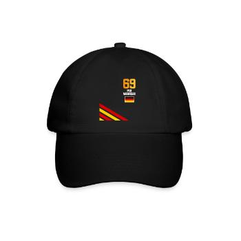 Sauftrikot Deutschland Per Wehrser - Baseballkappe - Schwarz/Schwarz - Vorne
