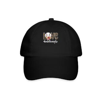 Nanny Grandma Of a Baseball Player Baseball Nanny - Baseball Cap - black/black - Front