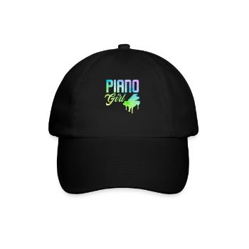 Funny Piano Player Piano Piano Pianist - Baseball Cap - black/black - Front