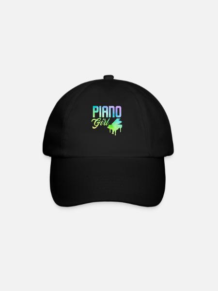 Drôle de pianiste Piano Piano Pianiste - Casquette classique - noir/noir