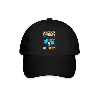 Cadeau de batteur de batterie - Casquette classique - noir/noir - Devant