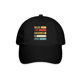 Cadeau de batteur de batterie - Casquette classique - noir/noir - Devant