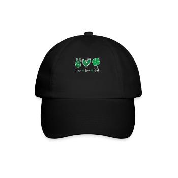 Peach Dear Irish St. Patrick’s Day Irlande Irlandais - Casquette classique - noir/noir - Devant
