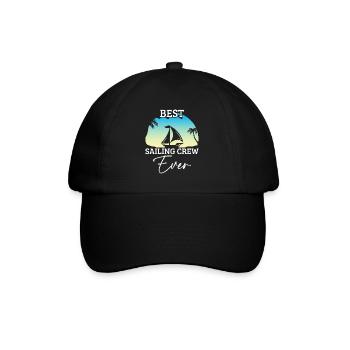 Best Sailing Crew Ever - Sailing - Baseball Cap - black/black - Front