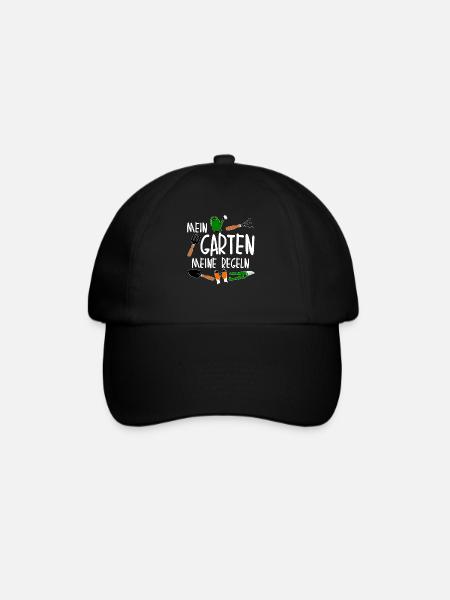 Galabauer Garten Regeln Gärtner - Baseballkappe - Schwarz/Schwarz