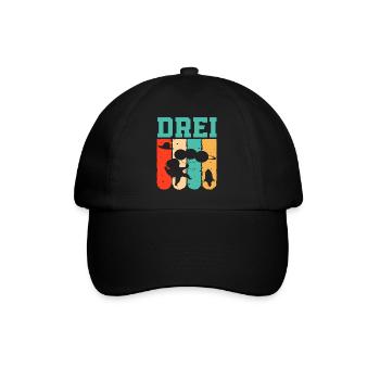 Cadeau astronaute 3ème anniversaire Space Boy - Casquette classique - noir/noir - Devant