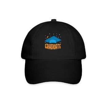 Graduate Graduation Party Graduate Graduate - Baseball Cap - black/black - Front