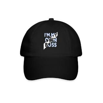 Je suis mon propre patron Entrepreneur PDG Fondateur - Casquette classique - noir/noir - Devant