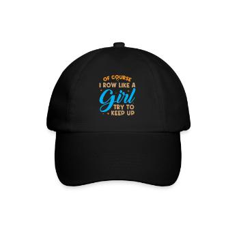 Coxswain Rowing Design For Girls Women Crew Rowing - Baseball Cap - black/black - Front