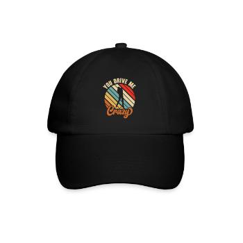 Golf Golfer Golf ball Golfer Golfers Golf clubs - Baseball Cap - black/black - Front