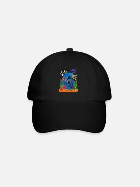 6 Geschenkidee zum Geburtstag - Baseballkappe - Schwarz/Schwarz