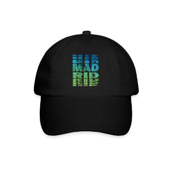 Madrid Spain City Skyline Home Love - Baseball Cap - black/black - Front