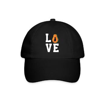 Papaya - Baseball Cap - black/black - Front