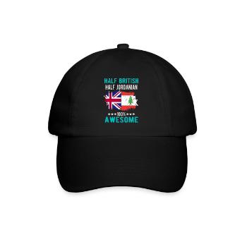 Moitié britannique moitié jordanien - Casquette classique - noir/noir - Devant