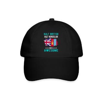Moitié britannique moitié mongol - Casquette classique - noir/noir - Devant