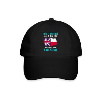 Moitié britannique moitié singapourien - Casquette classique - noir/noir - Devant