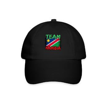 Namibia - Baseballkappe - Schwarz/Schwarz - Vorne