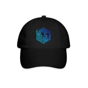 Hommes Femmes Diver Scuba Diver Scuba Diver - Casquette classique - noir/noir - Devant
