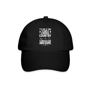 Cross Country Running Crosslauf Geländelauf Laufen - Casquette classique - noir/noir - Devant