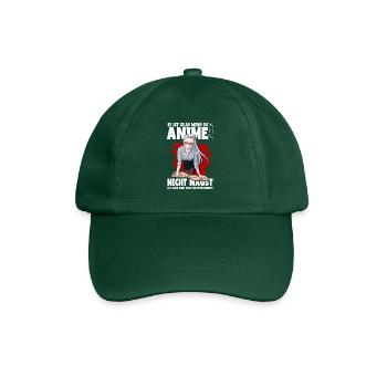 Anime Saying Weeb Otaku - Baseball Cap - bottle green - Front