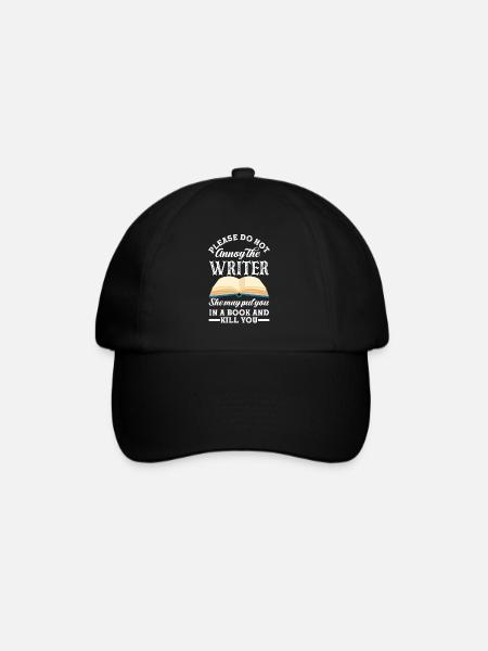 Author Author Funny Author Gift - Baseball Cap - black/black