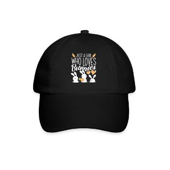 Rabbit Rabbit Pet Rabbit Mama Gift - Baseball Cap - black/black - Front