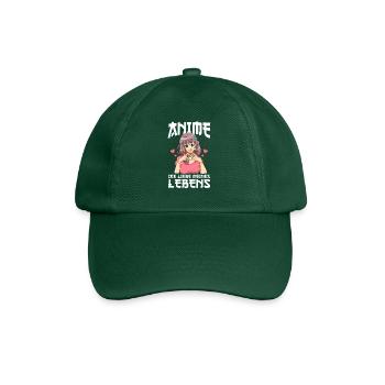 Anime Saying Weeb Otaku - Baseball Cap - bottle green - Front