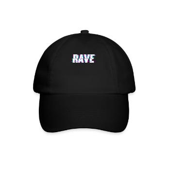 Techno Musique Rave - Casquette classique - noir/noir - Devant