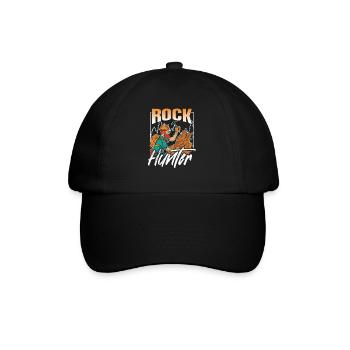 Rock Hunter Geologist Geology Geology Student - Baseball Cap - black/black - Front