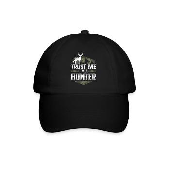 Buck Deer Hunting Hunter Vintage - Baseball Cap - black/black - Front