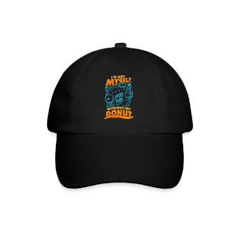 Donut Sweets Donuts Food Baker Gift - Baseball Cap - black/black - Front