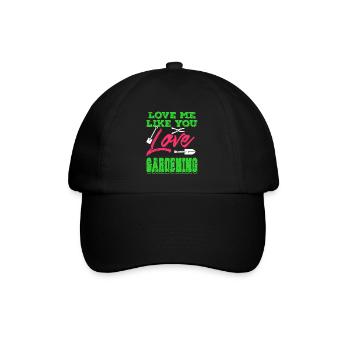 Aimez-moi comme vous aimez jardiner Vintage Drôle - Casquette classique - noir/noir - Devant