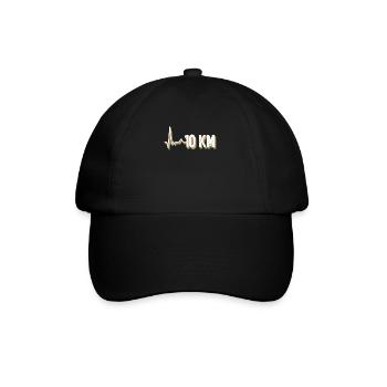 10 Km - 10k Running Training Jogging Runners - Baseball Cap - black/black - Front
