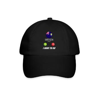 Saint Helena calls on Lusiger flags saying - Baseball Cap - black/black - Front